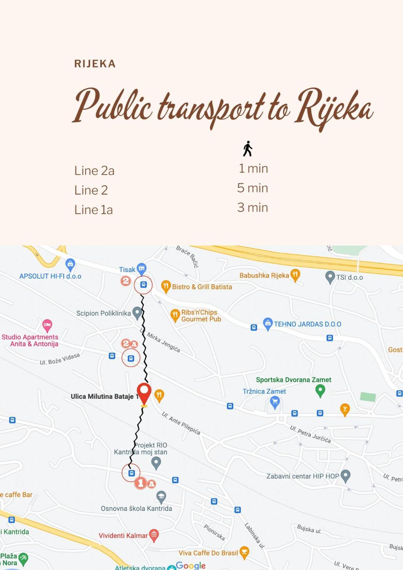 Cute Apartment In Rijeka Near Beach With Parking Luaran gambar